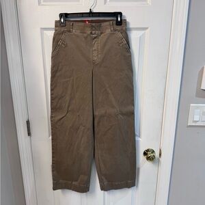 Spanx stretch twill cropped cargo pants